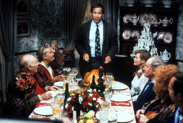 Clark Griswold and family in National Lampoon's Christmas Vacation. Photo Copyright: 2012 Getty Images