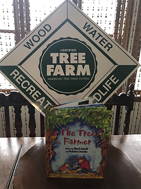 The Tree Farmer children’s book was selected as Farmtastic Book of the Year. (Photo provided by Maureen Burnham.)