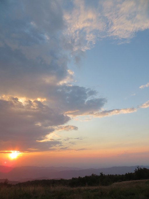 Sunset from Beauty Spot, NC and TN state line