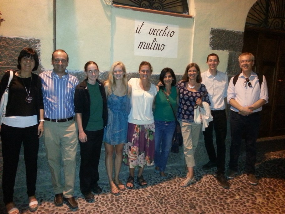 An evening tasting Sardinian food