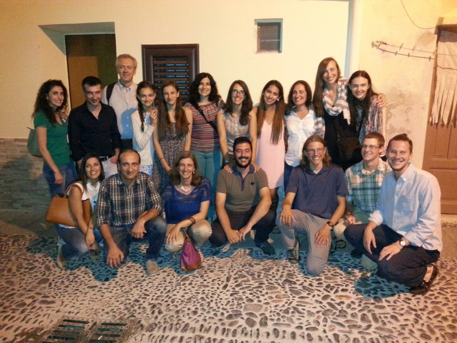 Tasting Sardinian cuisine with our hosts