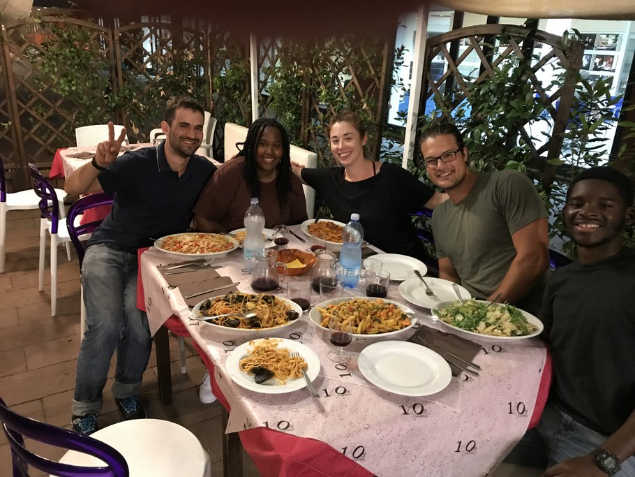 Tasting Sardinia food