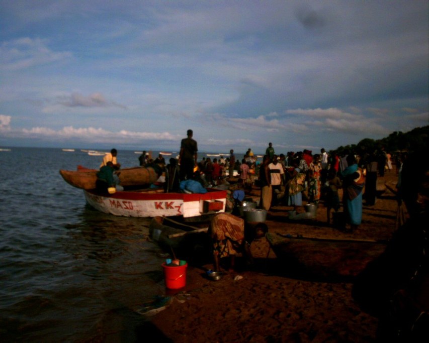 Fishermen on Beach