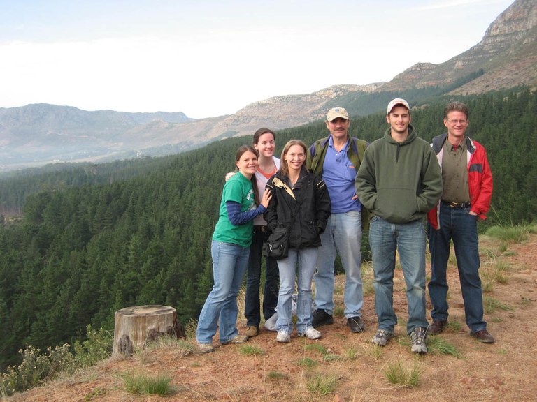 SFR faculty and students visited a plantation on the slopes of Table Mountain in South Africa.